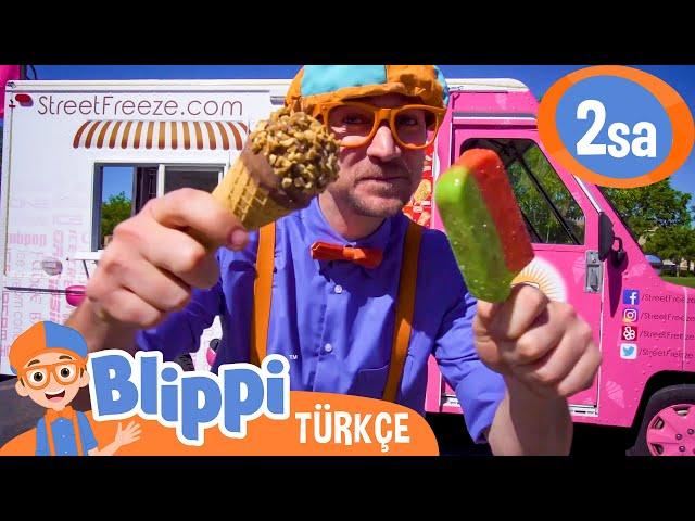 Blippi Bir Dondurma Kamyonunu Keşfediyor | Blippi Türkçe - Çocuklar için Eğitici Videolar