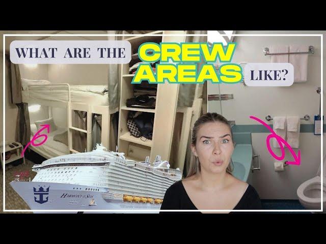 A look at the SECRET crew-only areas on cruise ships. Including 3 crew bars, smoking areas, I95...