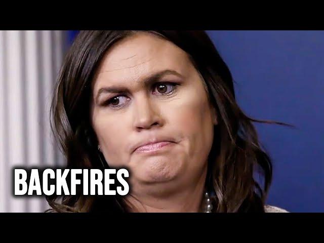 Sarah Huckabee's Stunt BLOWS UP In Her Face As Kamala Attack Backfires