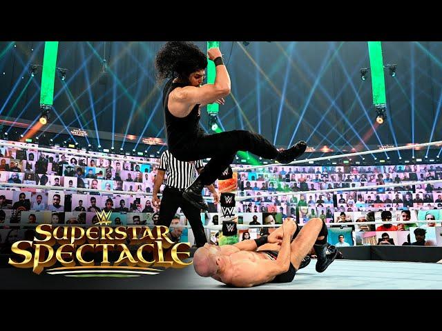 Dilsher Shanky & Giant Zanjeer shake the ring with splashes: WWE Superstar Spectacle, Jan. 26, 2021