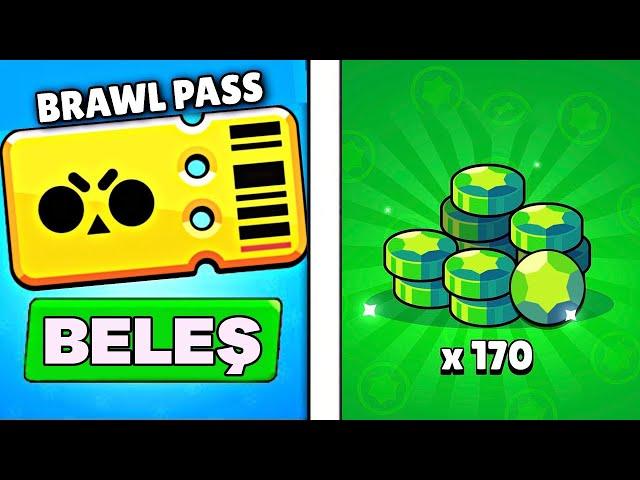 Ücretsiz Brawl Pass veya 170 Elmas Veriyorum ! Brawl Stars Canlı Yayın