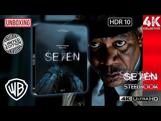 Se7en (Seven) 4K UltraHD Blu-ray limited edition steelbook Unboxing