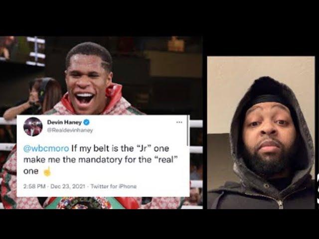 “Devin Haney is the most Disrespected WBC CHAMPION in the Sport”/ “WBC is making up new rules Daily”