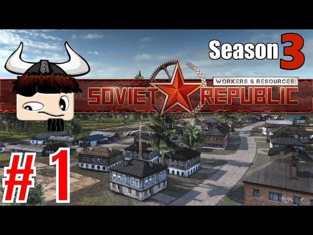 Workers & Resources: Soviet Republic - Biomes - Tundra  ▶ Gameplay / Let's Play ◀ Episode 1