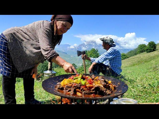 Traditional Azerbaijani Cuisine-Sadjichi