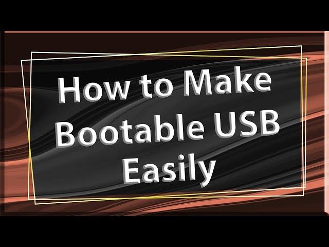 How to Make Bootable USB Drive through Rufus
