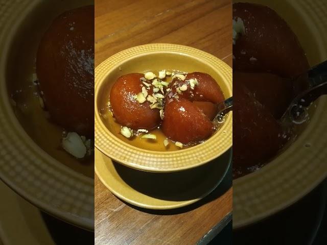 enjoyed it..... #gulabjamun love #peshawari #itcnarmada #itchotels #foodie #foodlover #sweettooth