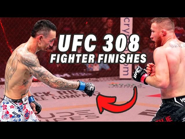 UFC 308 Fighter Knockouts & Submissions