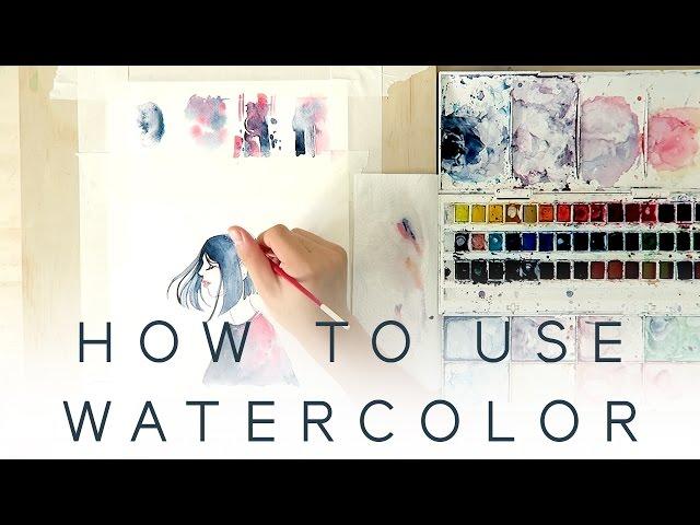 HOW TO USE WATERCOLOR - Introduction Tutorial