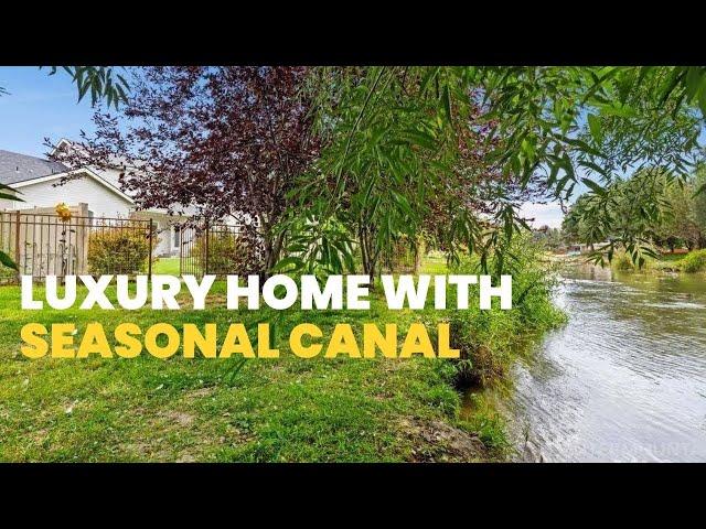 Property Tour Inside a Luxury Home with Canal - Selling in Idaho