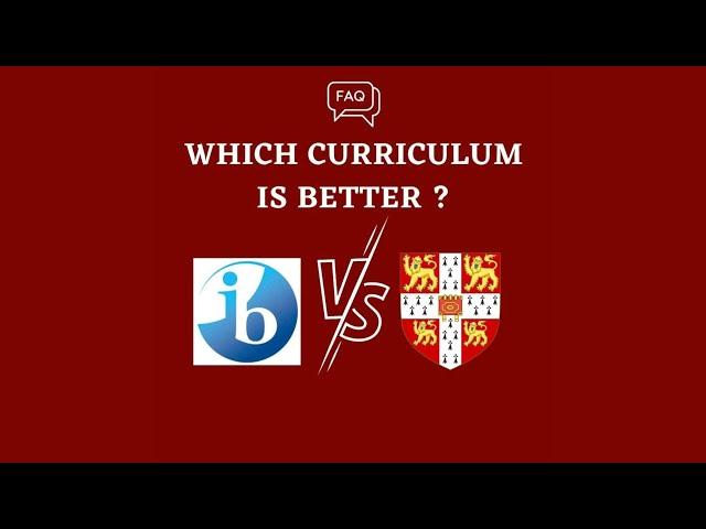 Cambridge Assessment Vs International Baccalaureate Curriculum #igcse #internationalbaccalaureate