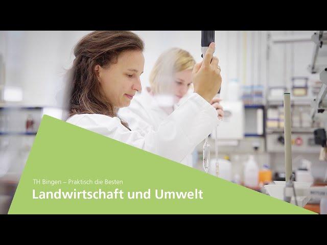 Landwirtschaft und Umwelt in 149 Sekunden | TH Bingen