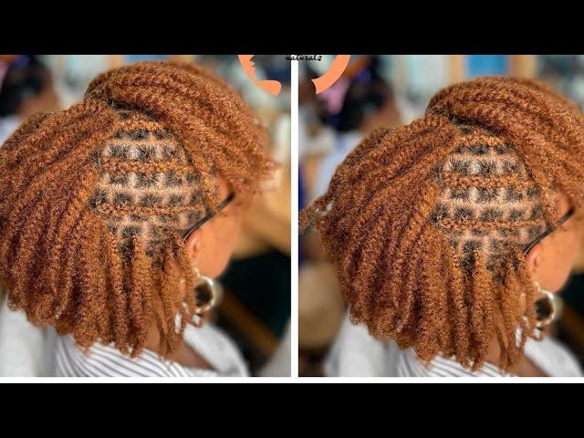 NATURAL HAIR TWIST STYLES | TWIST HAIRSTYLE FOR NATURAL | MINI TWISTS #braids #hairstyle#twist