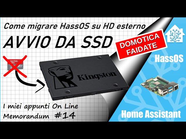 Home Assistant - Boot HassOS from SSD - Come avviare HassOS da Hard Disk - ep.14