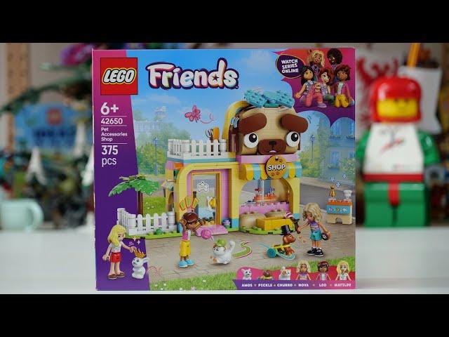 LEGO Friends 42650 Pet Accessories Shop Speed Build