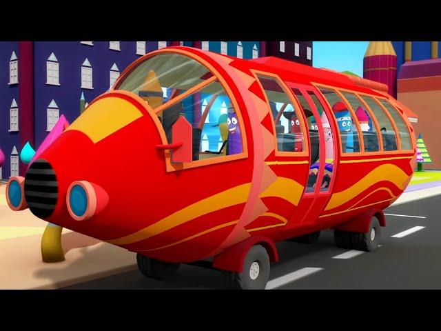 Wheels On The Bus Song And Cartoon Video for Kids