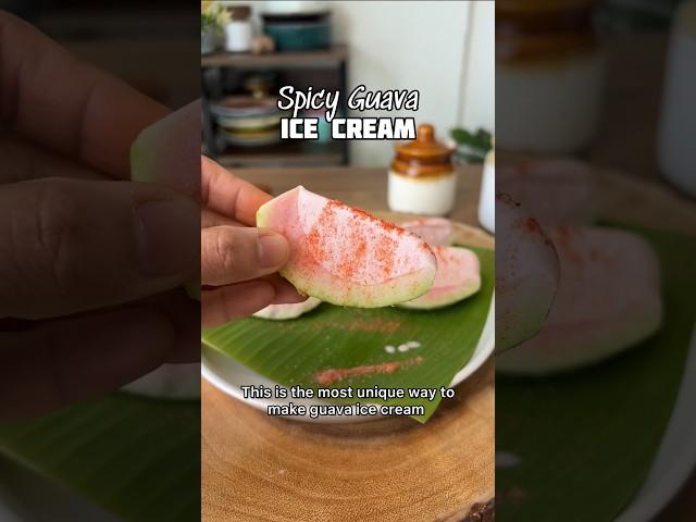 Spicy Guava Ice Cream ! Have you tried the famous old Delhi fruit kulfi ?