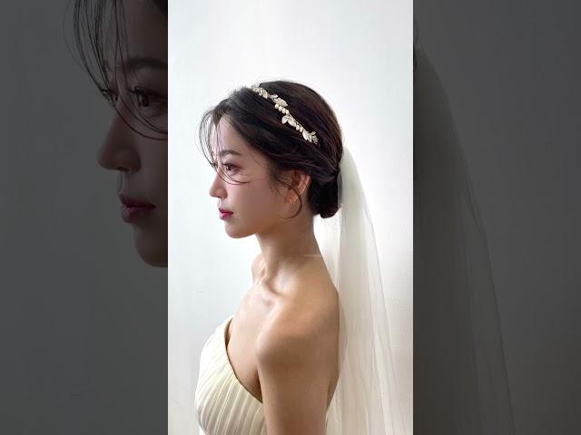 본식에서 사랑받는 네추럴번 #차홍아르더박미나 #차홍아르더웨딩 #웨딩헤어메이크업