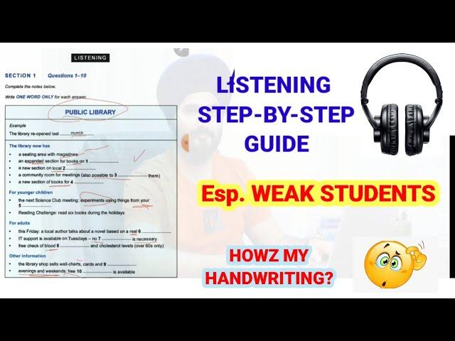 How to do Ielts #listening Test Step By Step With Ielts Expert Ramandeep @ Raman Ielts Coaching