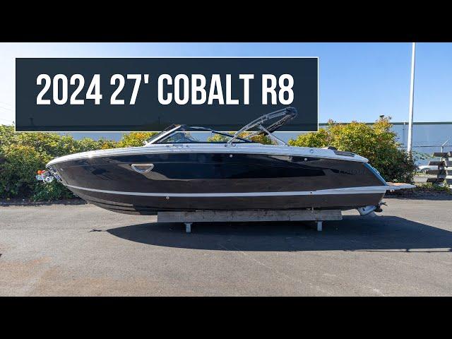 FOR SALE: NEW 2024 27' Cobalt R8 (Stock number: R8077L324)