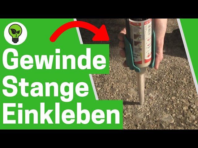 Gewindestangen in Beton & Wand Einkleben  TOP ANLEITUNG: Wie Anker mit Injektionsmörtel Befestigen?