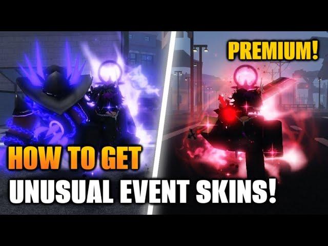 (AUT) How to get Unusual Event Premium Skins in A Universal Time! | Skin Sacrifice NPC Location