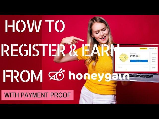 How To Register & earn from HoneyGain application with payment proof