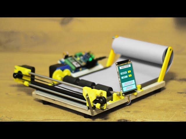 How to Make Arduino based paper cutting machine | Arduino project