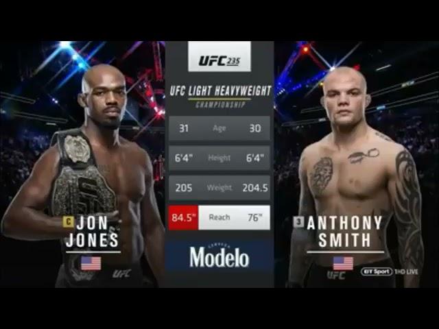 UFC - Jon Jones vs Anthony Smith - Full Fight Highlights