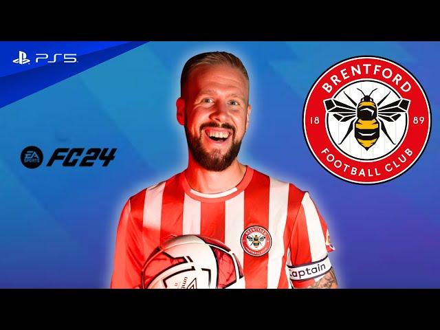 FC 24 Brentford vs Crystal Palace | Premier League PES 2021 | PC Gameplay | 4K