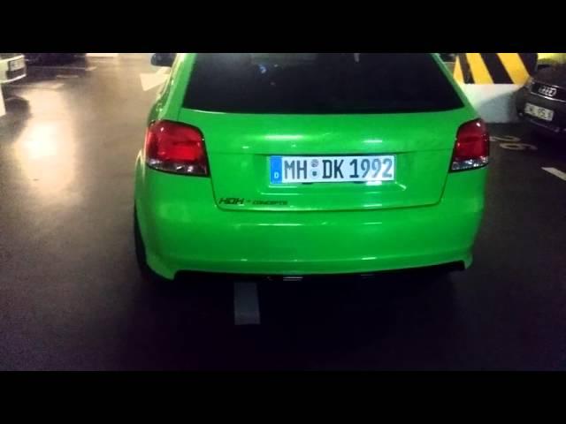 Audi S3 400 Hp Sound Auspuff knallen HDH-Concepts