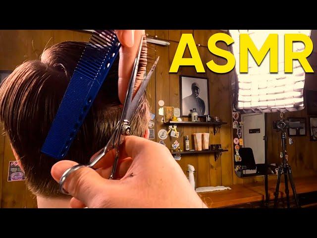 Perfect POV Scissors Only Haircut For Perfect Sleep! ASMR BARBER