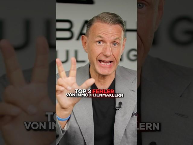 Top 3 Fehler als Immobilienmakler!#Erfolg #Immobilien #Selfmade #Mindset #Selbstständig