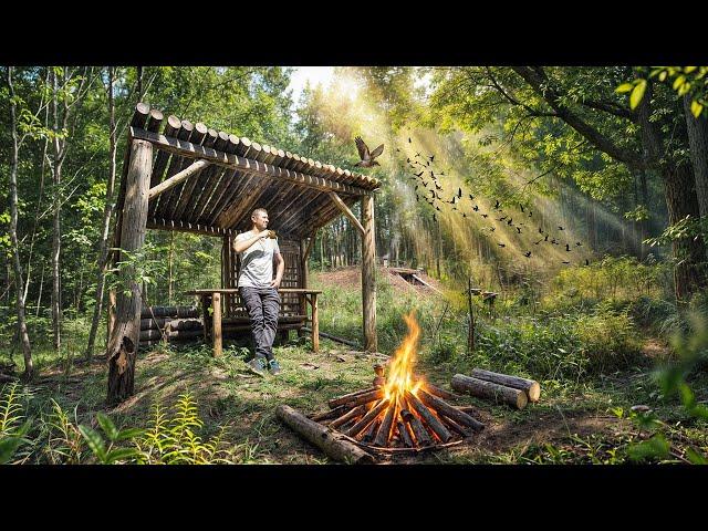 The LARGEST HOUSE UNDERGROUND: storage for firewood, boletus mushrooms. PART 22 Alex Wild