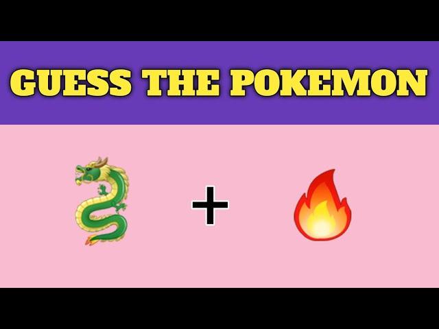 Can You Guess The Pokemon By Emoji ? | Pokemon Emoji Guess | Hatim Editz