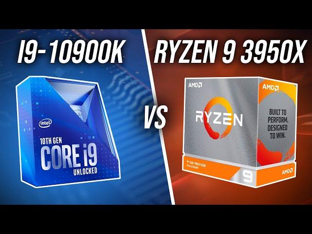 Intel i9-10900K vs AMD Ryzen 9 3950X CPU Comparison