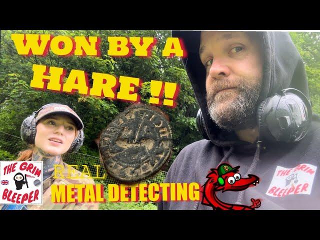 I WIN BY A HARE … real metal detecting uk