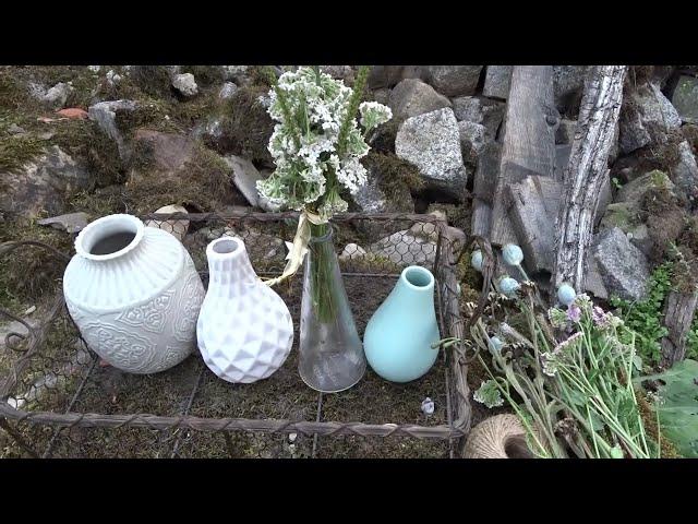 Nostalgie DIY / ALLES Natur vom Wegesrand BLUMEN Deko  & MEHR- in Upcycling