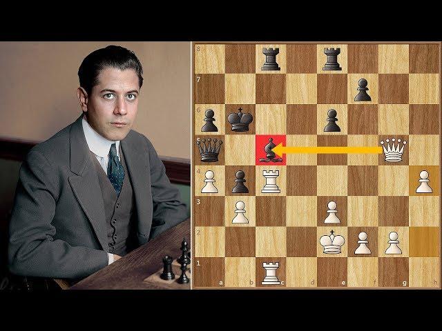 Capablanca is Sad His Opponent Didn't Play the Best Moves || Rice Memorial (1916)