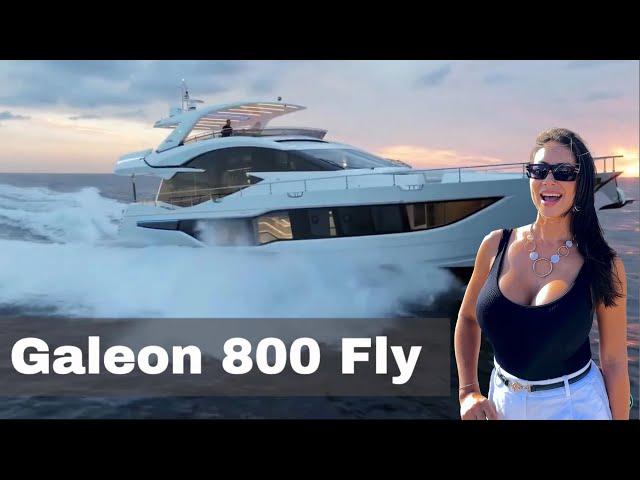 Inside The $6,000,000 Ultimate Luxury Yacht - Galeon 800 Fly