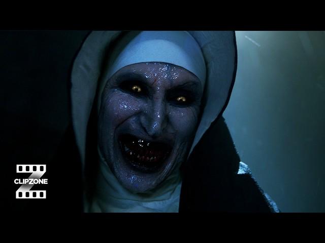 The Nun | Fighting A Demon | Clipzone: Horrorscapes