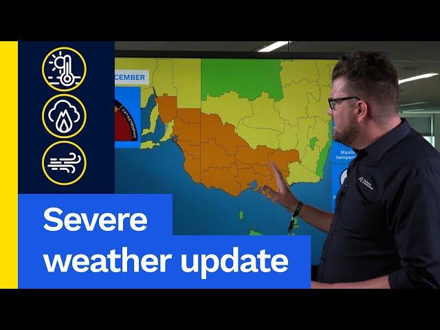 Severe Weather Update Thurs 26 Dec 24: Damaging winds and dangerous fires for south-east AUS