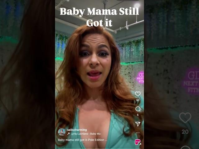 Baby Mama Still Got it #babymamastillgotit #pole #poledancing #polefit