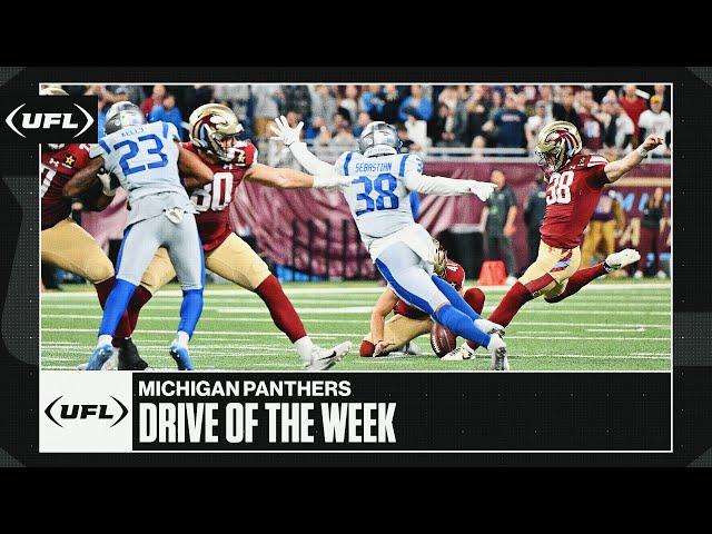 Michigan Panthers' Jake Bates drills a 64-yard game-winning FG | Drive of the Week