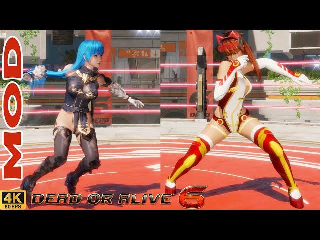 Kula (Honoka costume mod) vs Kasumi (Powersuit mod) | DOA6 mods | CPU vs CPU