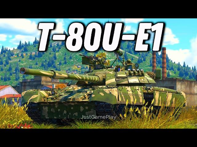 T-80U-E1 Soviet MBT Gameplay in War Thunder