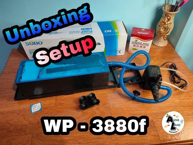 SOBO WP-3880f Top Filter || Unboxing & Setup || Aqualand Abhishek||  Best Aquarium pump