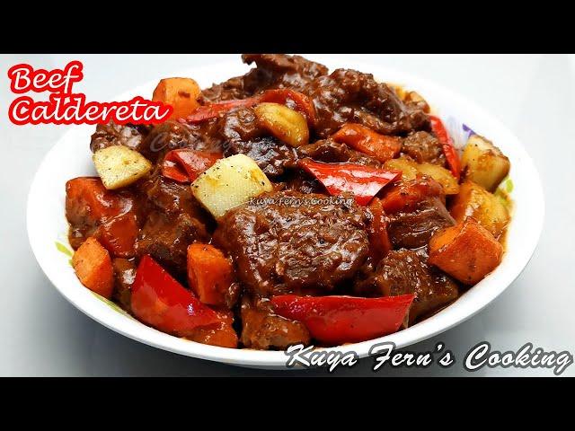 HOW TO MAKE YUMMY BEEF CALDERETA!!!