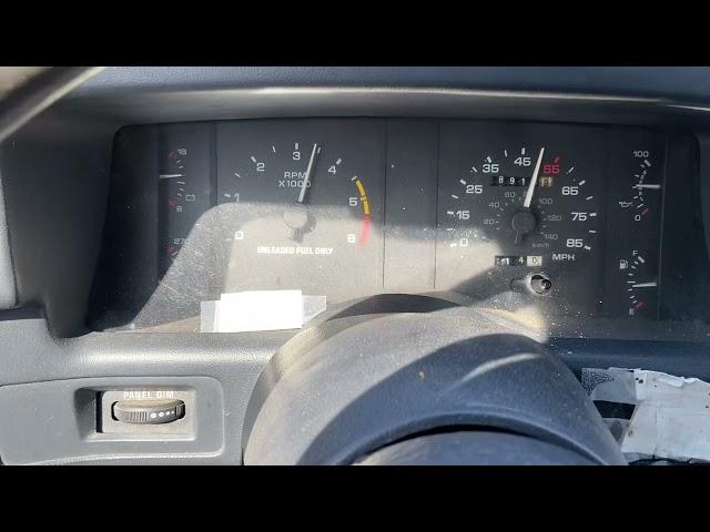 0-60 1989 Ford Mustang 2.3