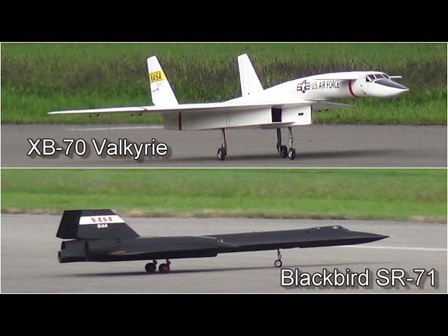 INSANE JET COMBINATION  !!! XB-70 AND LOCKHEED SR-71 BLACKBIRD